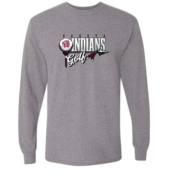 Dakota Golf 2026 Logo 1 - DryBlend® 50/50 Long Sleeve T-Shirt Thumbnail