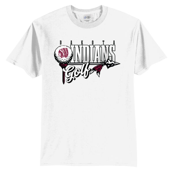 Dakota Golf 2026 Logo 1 - Tall Core Blend Tee Thumbnail