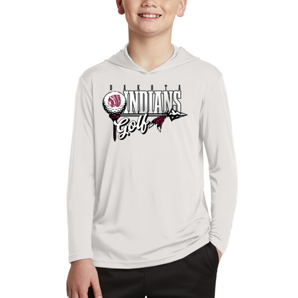 Dakota Golf 2026 Logo 1 - Youth PosiCharge ® Competitor Hooded Pullover Thumbnail