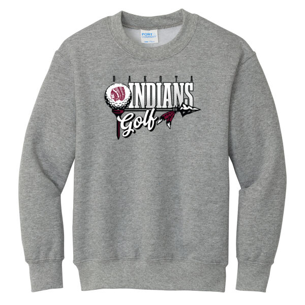 Dakota Golf 2026 Logo 1 - Youth Core Fleece Crewneck Sweatshirt Thumbnail