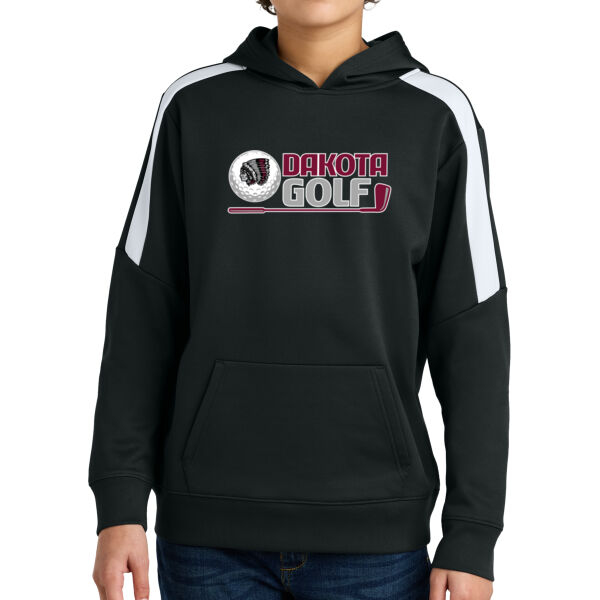 Dakota Golf 2026 Logo 2 - Youth Sport Wick ® Fleece United Pullover Hoodie Thumbnail