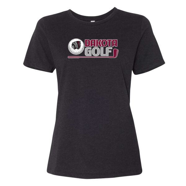Dakota Golf 2026 Logo 2 - Women’s Relaxed Fit Heather CVC Tee Thumbnail
