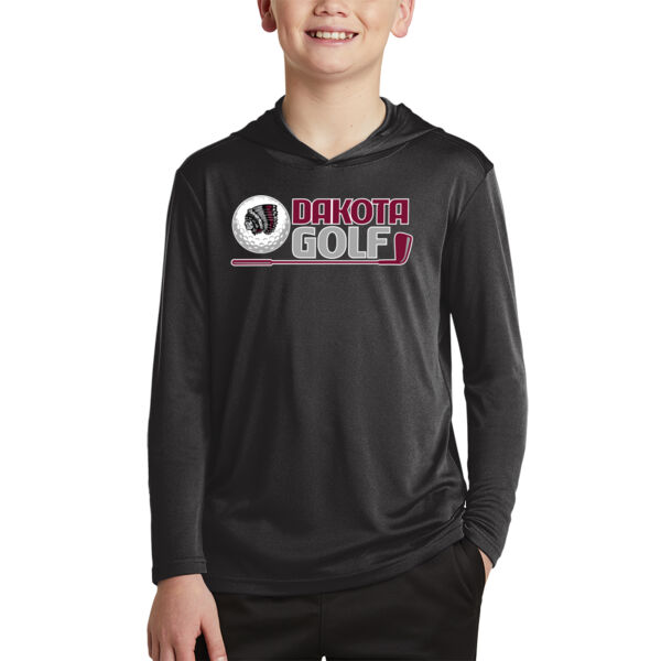 Dakota Golf 2026 Logo 2 - Youth PosiCharge ® Competitor Hooded Pullover Thumbnail