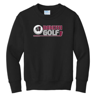Dakota Golf 2026 Logo 2 - Youth Core Fleece Crewneck Sweatshirt Thumbnail