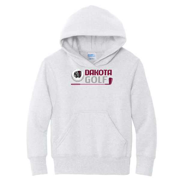 Dakota Golf 2026 Logo 2 - Youth Core Fleece Pullover Hooded Sweatshirt Thumbnail